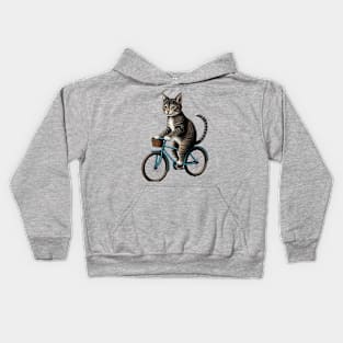 Miao the Bicycle Cat Kids Hoodie